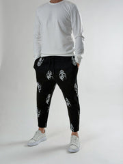 Yin Yang Skull Jogger Pantolon