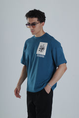 Patch Baskılı Oversize T-shirt