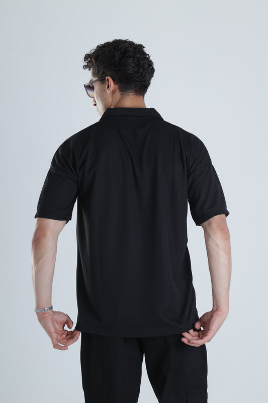 Siyah Pamuklu Gömlek