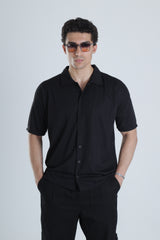 Siyah Pamuklu Gömlek