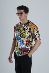 Comics Desenli Gömlek