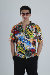 Comics Desenli Gömlek