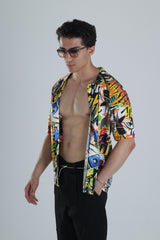 Comics Desenli Gömlek