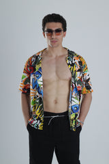 Comics Desenli Gömlek