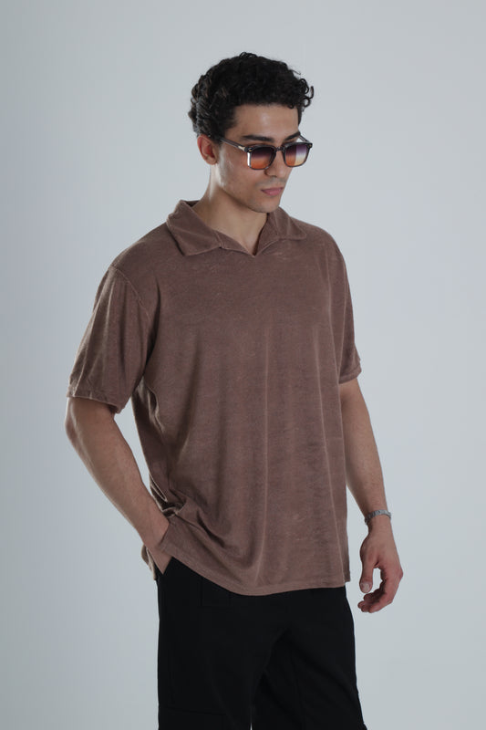 Yazlık Havlu Kumaş Kahverengi