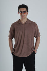 Yazlık Havlu Kumaş Kahverengi