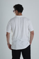 Yazlık Havlu Kumaş Beyaz T-Shirt