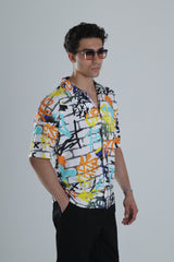 Color Splash Graffiti Gömlek