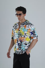 Color Splash Graffiti Gömlek