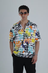 Color Splash Graffiti Gömlek