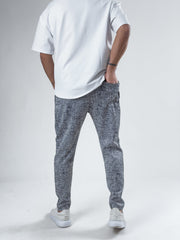 Speckle Pattern Havuç Kesim Pantolon