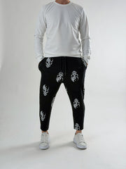 Yin Yang Skull Jogger Pantolon