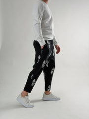 Yin Yang Skull Jogger Pantolon