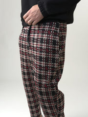 Urban Plaid Jogger Pantolon