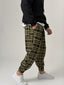 Golden Grid Jogger Pantolon
