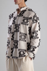 Retro Siyah Püsküllü Gömlek