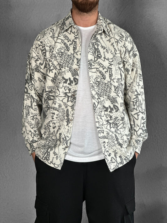 Urban Gabardin Gri Gömlek