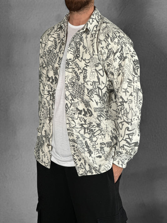 Urban Gabardin Gri Gömlek