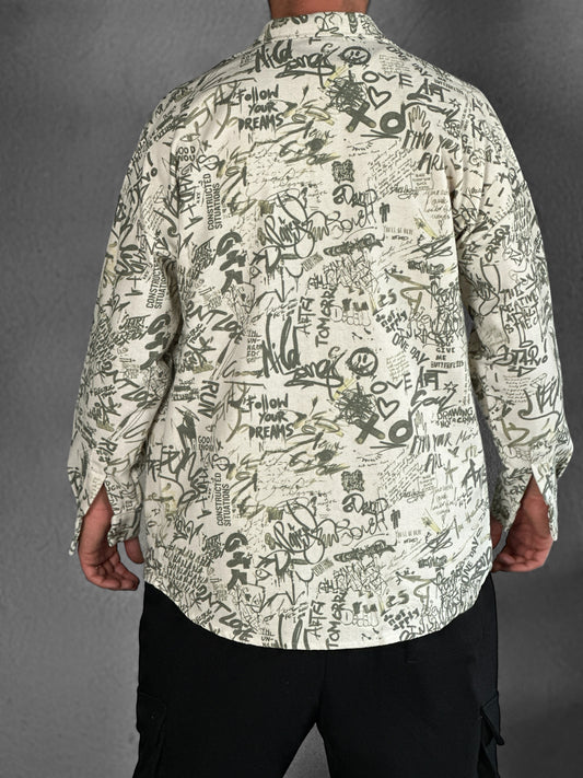 Love Gabardine Yeşil Spor Gömlek
