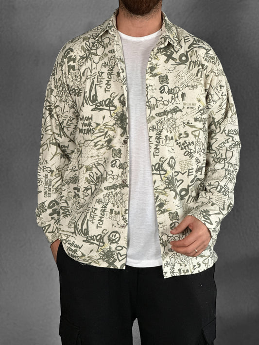 Love Gabardine Yeşil Spor Gömlek