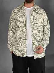 Love Gabardine Yeşil Spor Gömlek