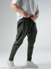 Shadow Texture Havuç Kesim Pantolon