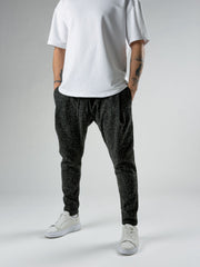 Shadow Texture Havuç Kesim Pantolon