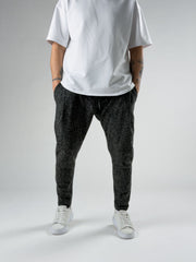 Shadow Texture Havuç Kesim Pantolon