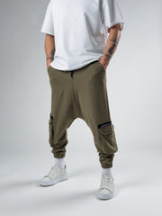 Khaki Utility Şalvar Pantolon