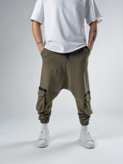 Khaki Utility Şalvar Pantolon