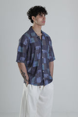 Bürümcük Kumaş Desenli Gömlek