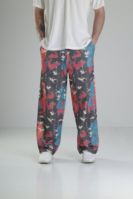 Samurai Wave Baggy Pantolon