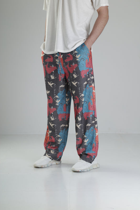 Samurai Wave Baggy Pantolon