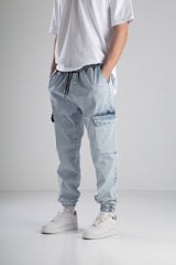 Premium Ice Blue Jogger Pantolon