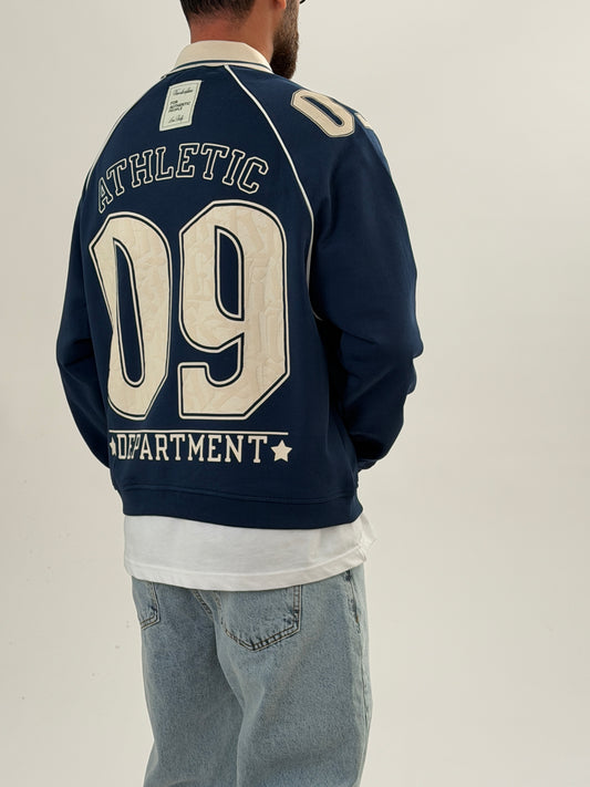 Retro Athletic Lacivert Sweatshirt