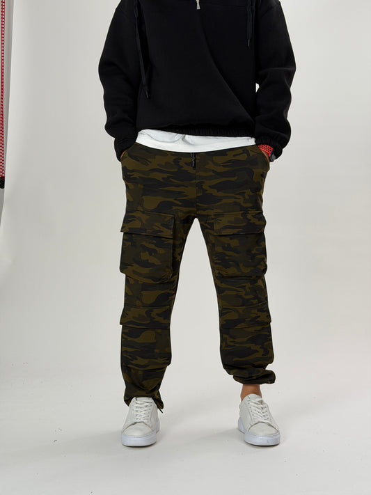 Soldier Kamuflaj Cepli Jogger Pantolon