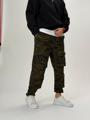 Soldier Kamuflaj Cepli Jogger Pantolon