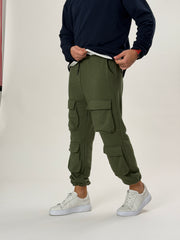 Haki Cepli Jogger Pantolon