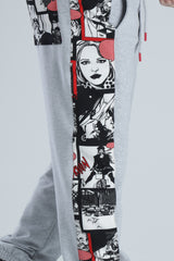 Urban Sketch Gri Jogger