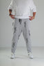 Gri Siyah Desenli Rahat Kesim Pantolon - Premium