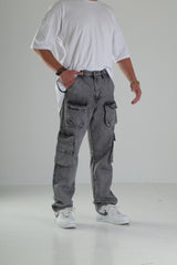 Premium Gri Kargo Pantolon