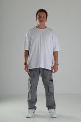 Premium Gri Kargo Pantolon