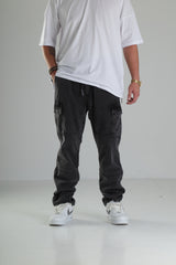 Premium Siyah Kargo Pantolon