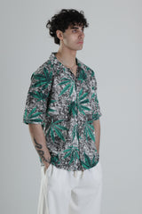 Yaprak Desenli Gömlek