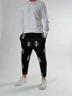 Yin Yang Skull Jogger Pantolon