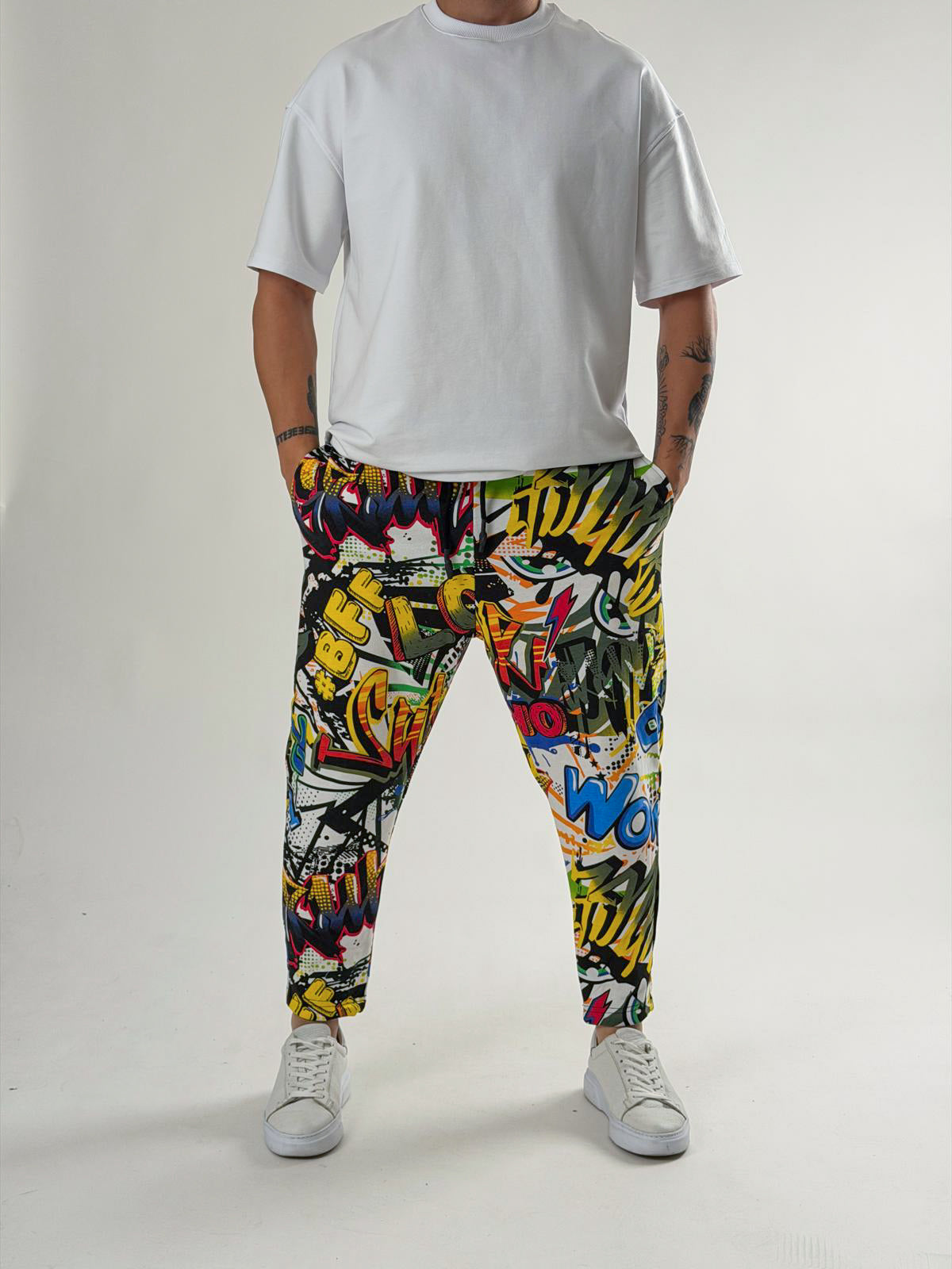 Graffiti Boom Jogger Pantolon