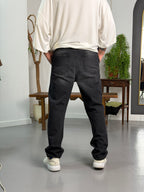Siyah Relax Jogger Pantolon