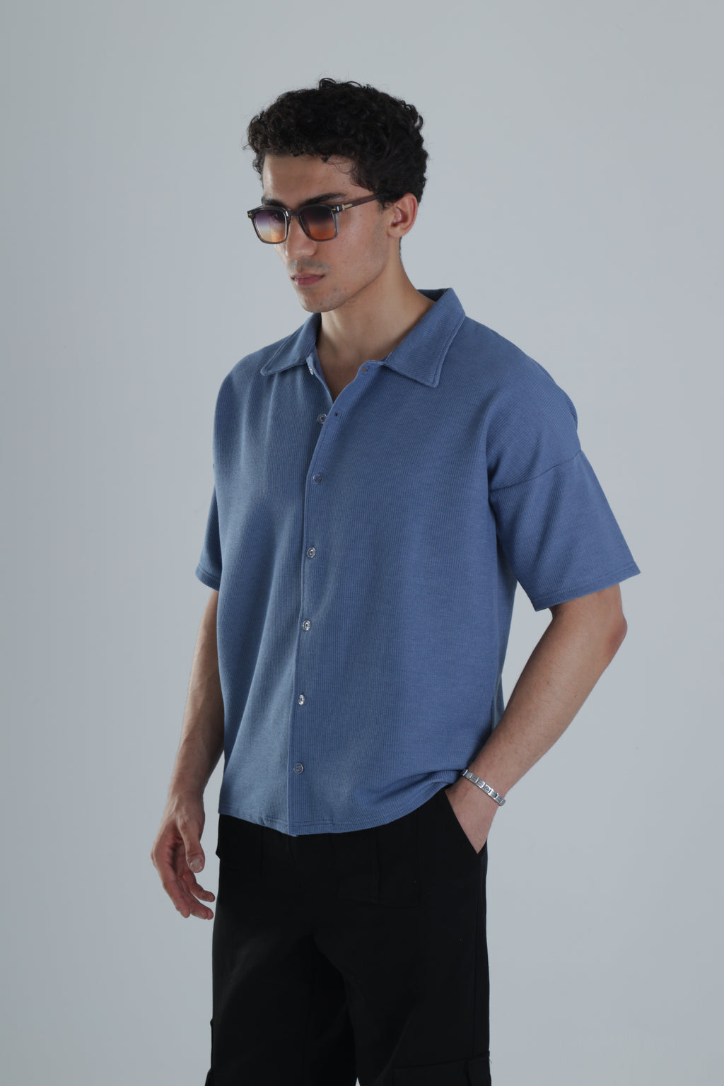 Indigo Wave Kısa Gömlek