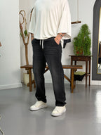 Siyah Relax Jogger Pantolon