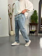 Buz Mavisi Relax Jogger Pantolon